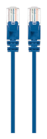 Intellinet 745765 networking cable Blue 0.15 m Cat6a U/UTP (UTP)