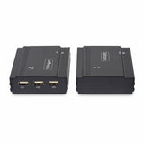 StarTech.com DisplayPort KVM Extender over Fiber Optic, 4K 60Hz, Console Extender Kit, Up to 984ft/300m (Multi-mode) with Pre-installed SFP+ Modules, 3x USB HID - TAA