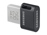 Samsung FIT Plus USB flash drive 256 GB USB Type-A 3.2 Gen 1 (3.1 Gen 1) Black, Stainless steel