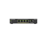 NETGEAR GS305P Unmanaged Gigabit Ethernet (10/100/1000) Power over Ethernet (PoE) Desktop/Wall-Mounting Black