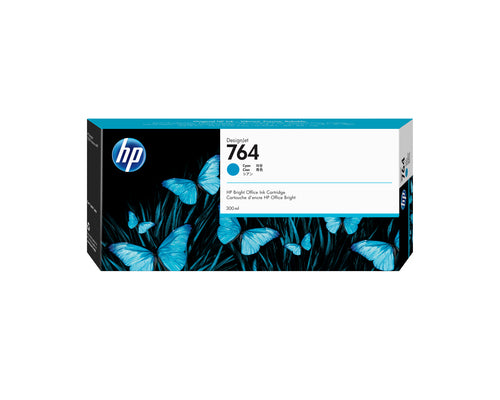 HP 764 300-ml Cyan Ink Cartridge