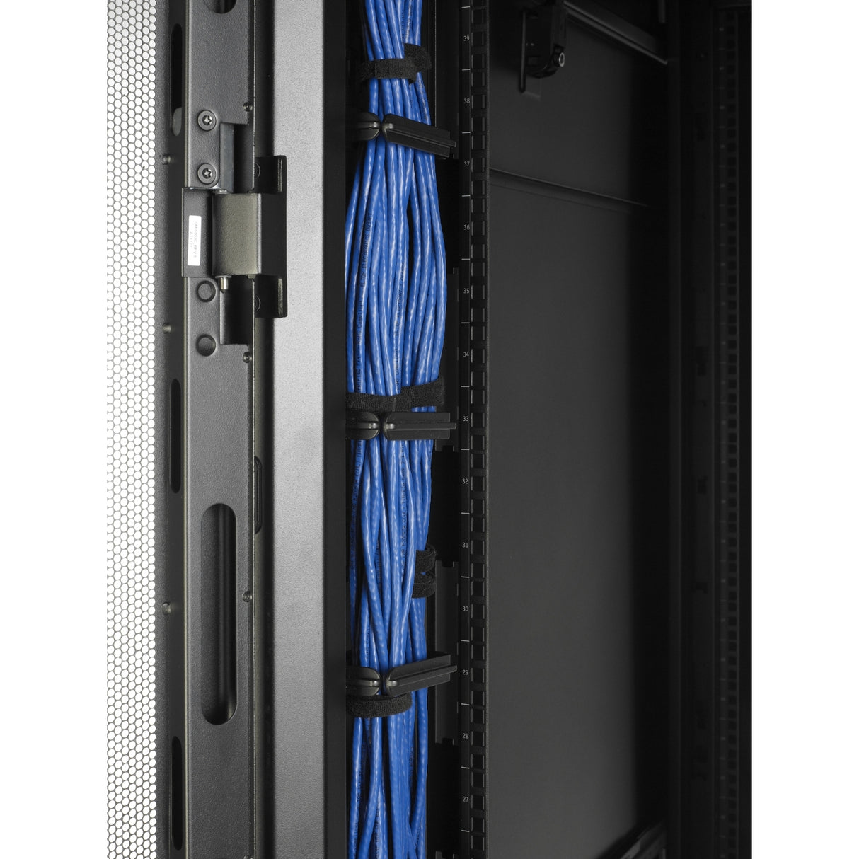 APC NetShelter Cable Management, Vertical Cable Manager, Rings, Set of 100, Black, 107 x 53 x 18 mm