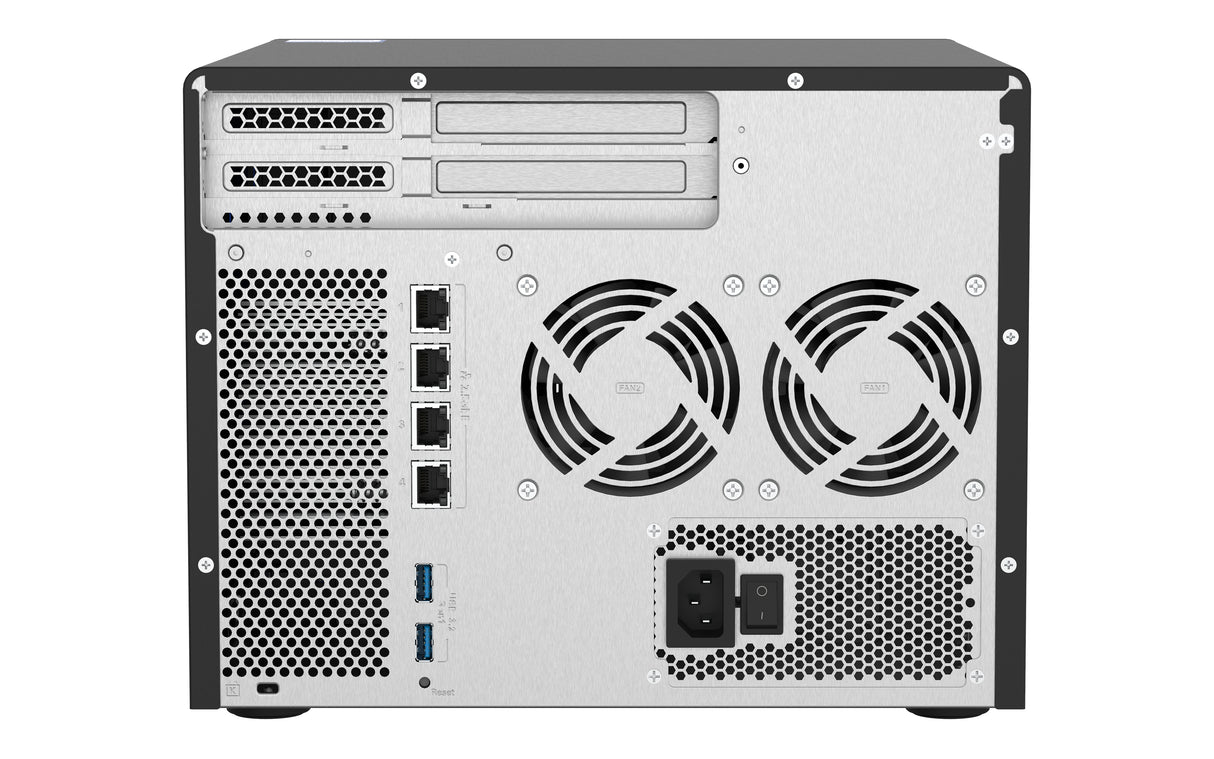 QNAP TS-h886 NAS Tower Intel® Xeon® D D-1602 8 GB DDR4 0 TB QuTS hero Black