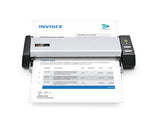 Plustek D430 Plus CDF + Sheet-fed scanner 600 x 600 DPI A4 Black, Silver