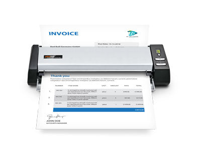 Plustek D430 Plus CDF + Sheet-fed scanner 600 x 600 DPI A4 Black, Silver
