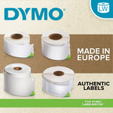 DYMO Original LabelWriter Durable Labels | 57mm x 32mm | White Poly | 800 Self-Adhesive Labels | High-Performance | For LabelWriter Label Makers
