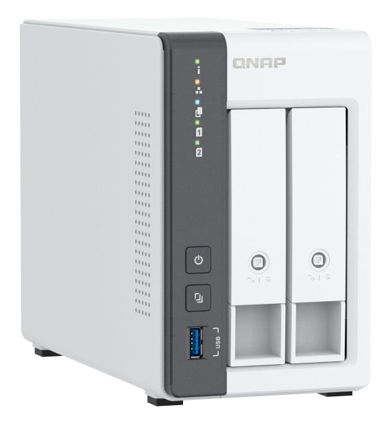 QNAP TS-216G NAS/storage server Tower Cortex-A Cortex-A55 4 GB 0 TB White