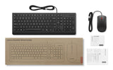 Lenovo 4X31R64411 keyboard Mouse included Universal USB French, Canadian Black