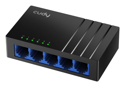 Cudy GS105D network switch Unmanaged Gigabit Ethernet (10/100/1000) Black