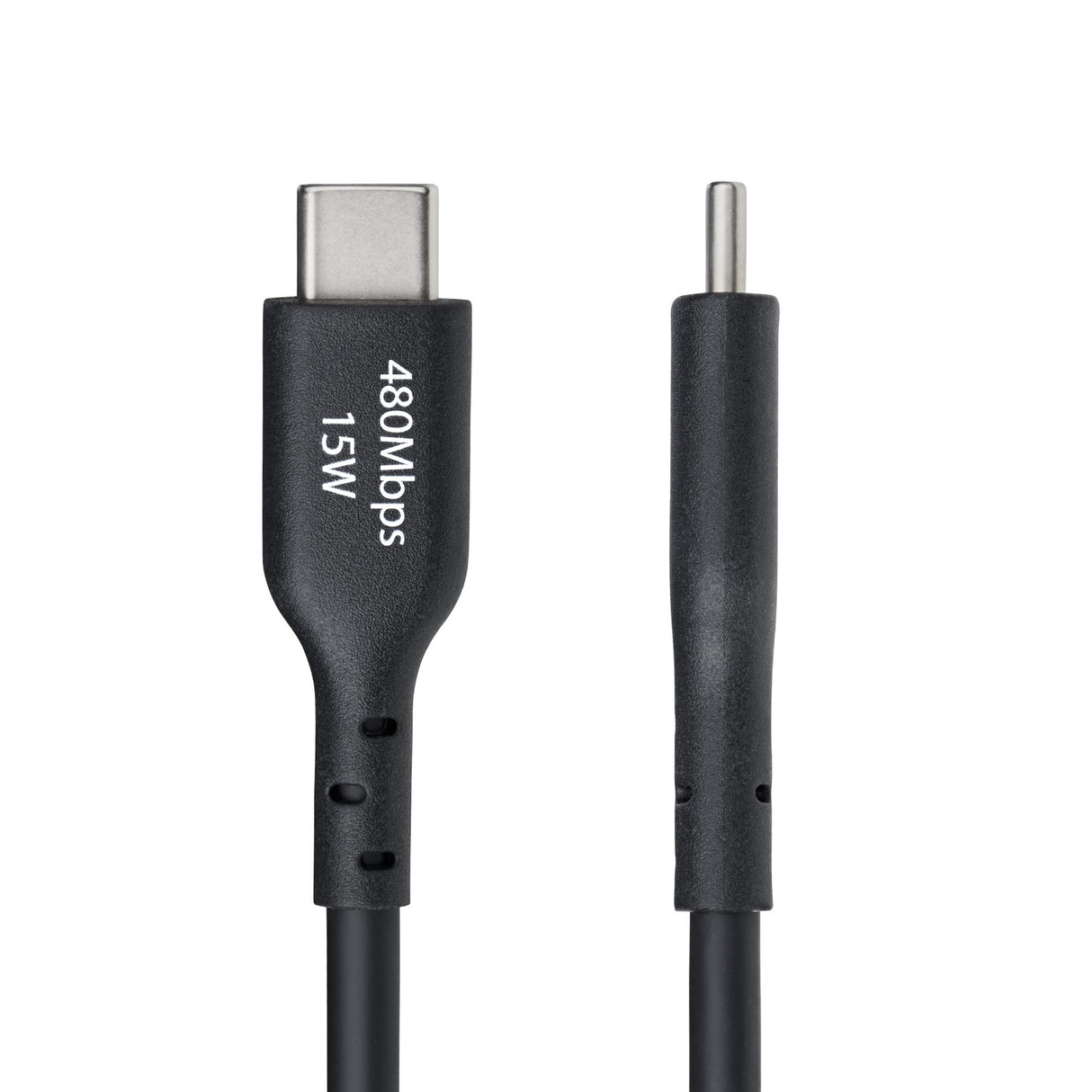 StarTech.com 10ft (3m) USB-A to USB-C Charging Cable, Charge & Sync, 3A, USB 2.0, TPE Jacket - Black USB Charging Cord