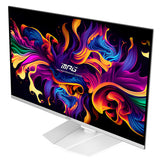 MSI MPG 321URXW QD-OLED computer monitor 80 cm (31.5") 3840 x 2160 pixels 4K Ultra HD White