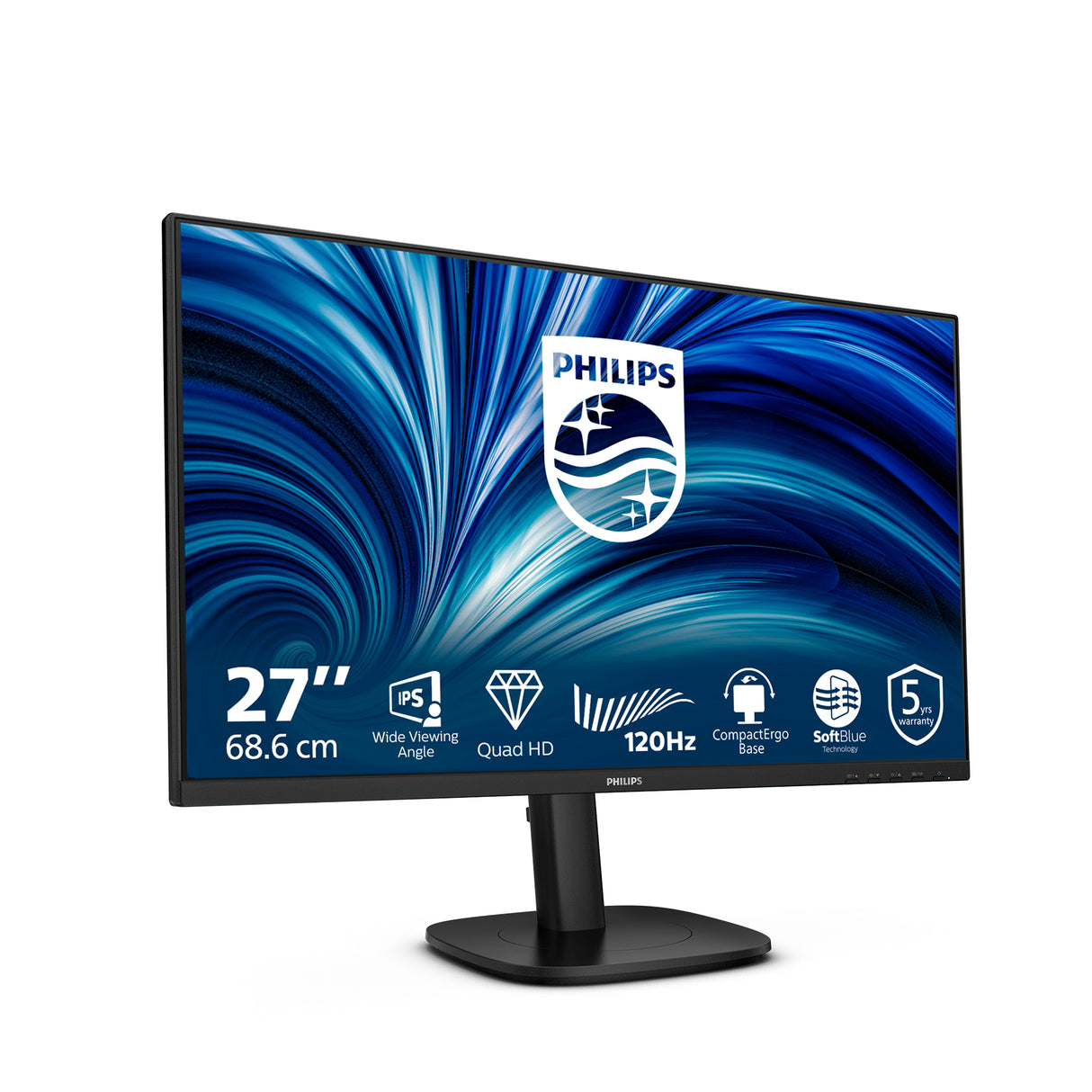 Philips 27B2N3500J/27 computer monitor 68.6 cm (27") 2560 x 1440 pixels 2K LCD Black