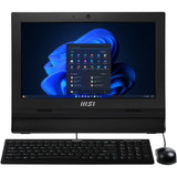 MSI PRO AP162T ADL-020US All-in-One PC/workstation Intel® N N100 39.6 cm (15.6") 1920 x 1080 pixels Touchscreen 4 GB DDR4-SDRAM 128 GB SSD Windows 11 Pro Wi-Fi 5 (802.11ac) Black