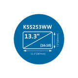 Kensington MagPro Magnetic Privacy Screen Filter for Laptops 13.3" (16:10)