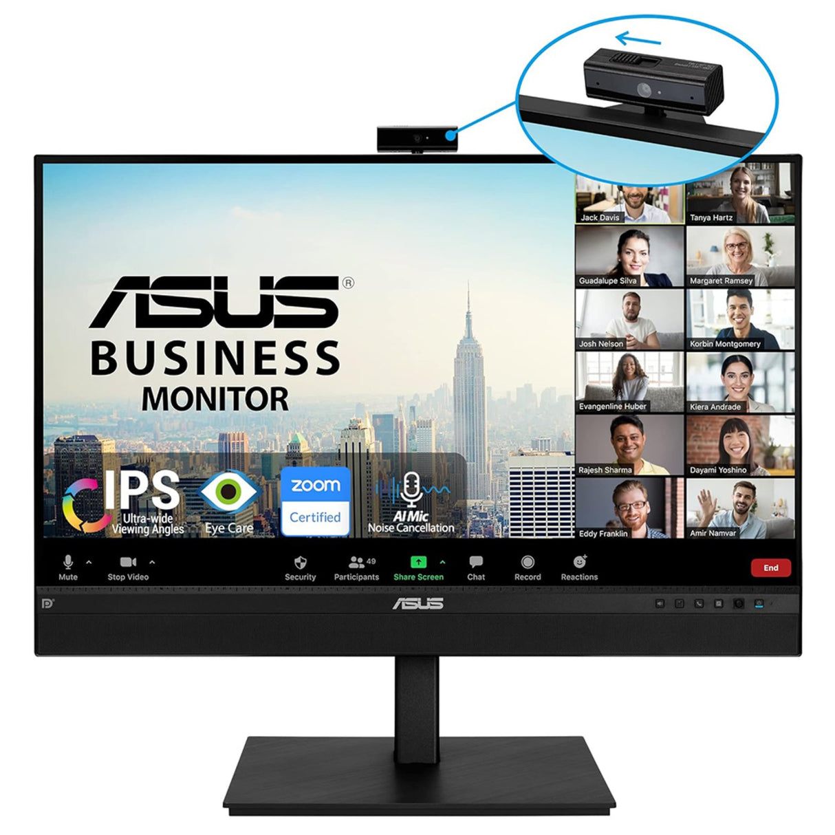 ASUS BE27ACSBK computer monitor 68.6 cm (27") 2560 x 1440 pixels Quad HD LED Black