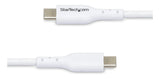 StarTech.com 3ft (1m) USB-C Charging Cable, Charge & Sync, 60W (3A) PD, USB 2.0 Laptop Charger Cable - White USB C Charging Cord