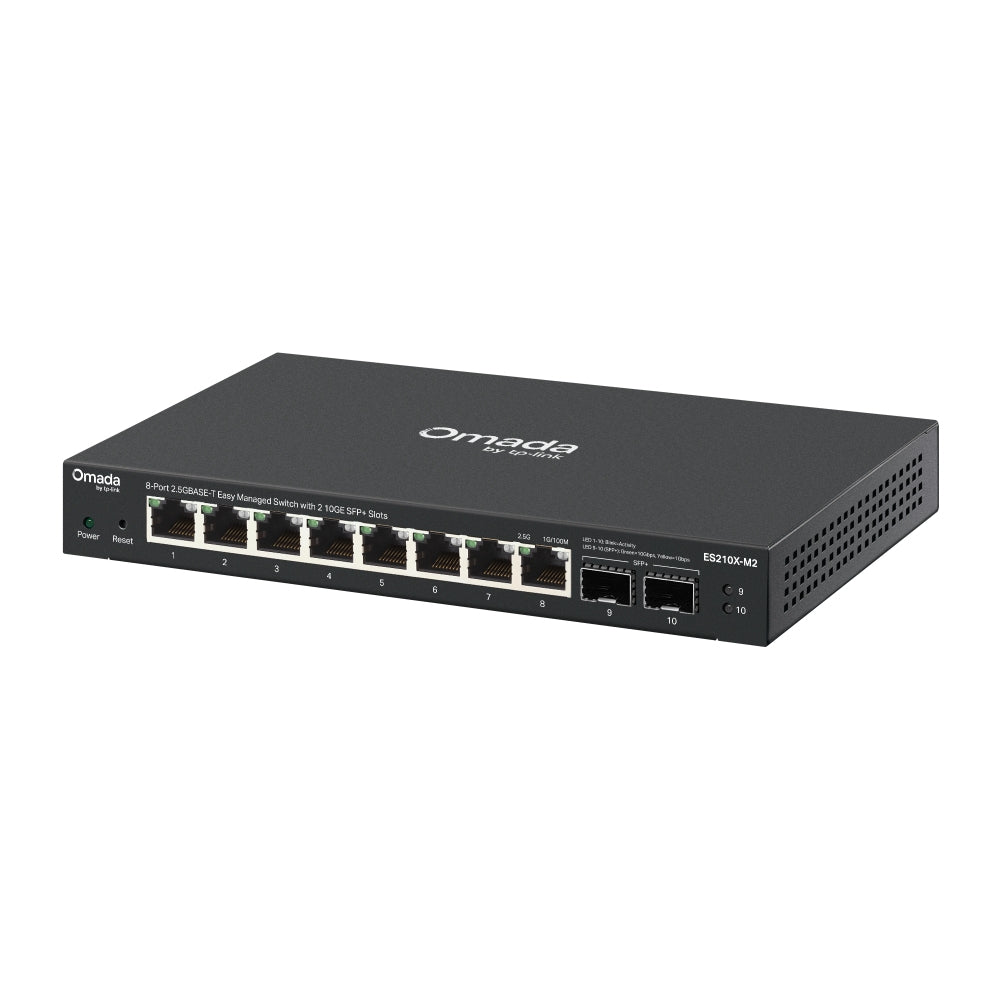 TP-Link ES210X-M2 network switch Managed 2.5G Ethernet (100/1000/2500) Desktop/Wall-Mounting Black