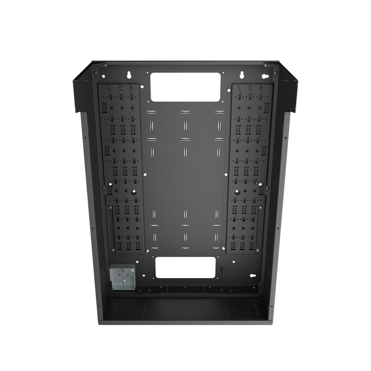 Middle Atlantic VWM Series Back Pan for Split Door, 36" High x 10" Deep - Black