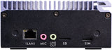 Shuttle Edge PC SPCEL12 , Intel Celeron J6412 , 2x HDMI, 1x DP, 2x 2.5G LAN, 1x DDR4, 1x Micro SD card reader, 1x Nano SIM slot, 3x USB, 2x M.2 (SATA), 12-20V, fanless, 24/7, incl. VESA mount