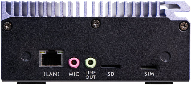 Shuttle Edge PC SPCEL12 , Intel Celeron J6412 , 2x HDMI, 1x DP, 2x 2.5G LAN, 1x DDR4, 1x Micro SD card reader, 1x Nano SIM slot, 3x USB, 2x M.2 (SATA), 12-20V, fanless, 24/7, incl. VESA mount