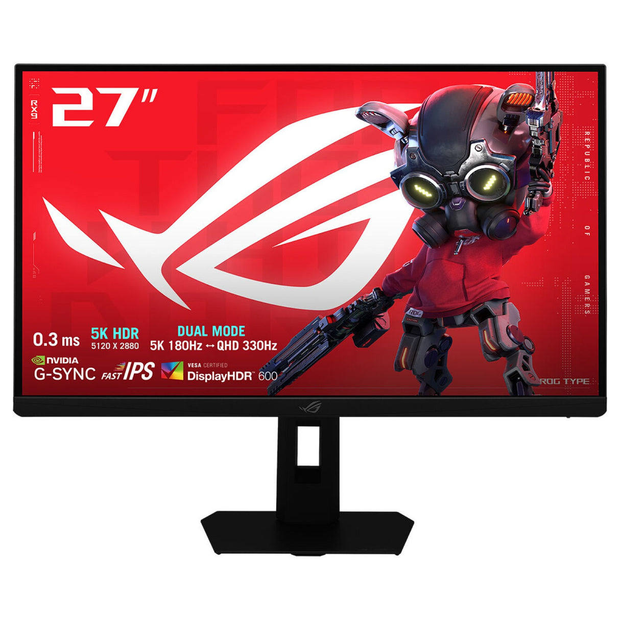 ASUS ROG Strix XG27JCG computer monitor 68.6 cm (27") 5120 x 2880 pixels 5K Ultra HD LCD Black