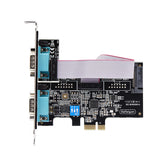 StarTech.com 2-Port Serial PCIe Card, Dual-Port PCI Express to RS232/RS422/RS485 (DB9) Serial Card, Low-Profile Brackets Incl., 16C1050 UART, Windows/Linux, TAA Compliant - Level-4 ESD Protection