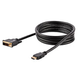 StarTech.com 6ft (1.8m) HDMI to DVI Cable, DVI-D to HDMI Display Cable (1920x1200p), 10 Pack, Black, 19 Pin HDMI to DVI-D Cable Adapter M/M, Digital Monitor Cable, DVI to HDMI Cord