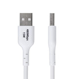 StarTech.com 6ft (1.8m) USB-A to USB-C Charging Cable, Charge & Sync, 3A, USB 2.0, TPE Jacket - White USB Charging Cord