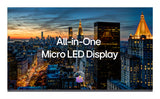 LG LAAA007 Digital signage flat panel 3.45 m (136") LED Wi-Fi 500 cd/m² 4K Ultra HD Black Built-in processor