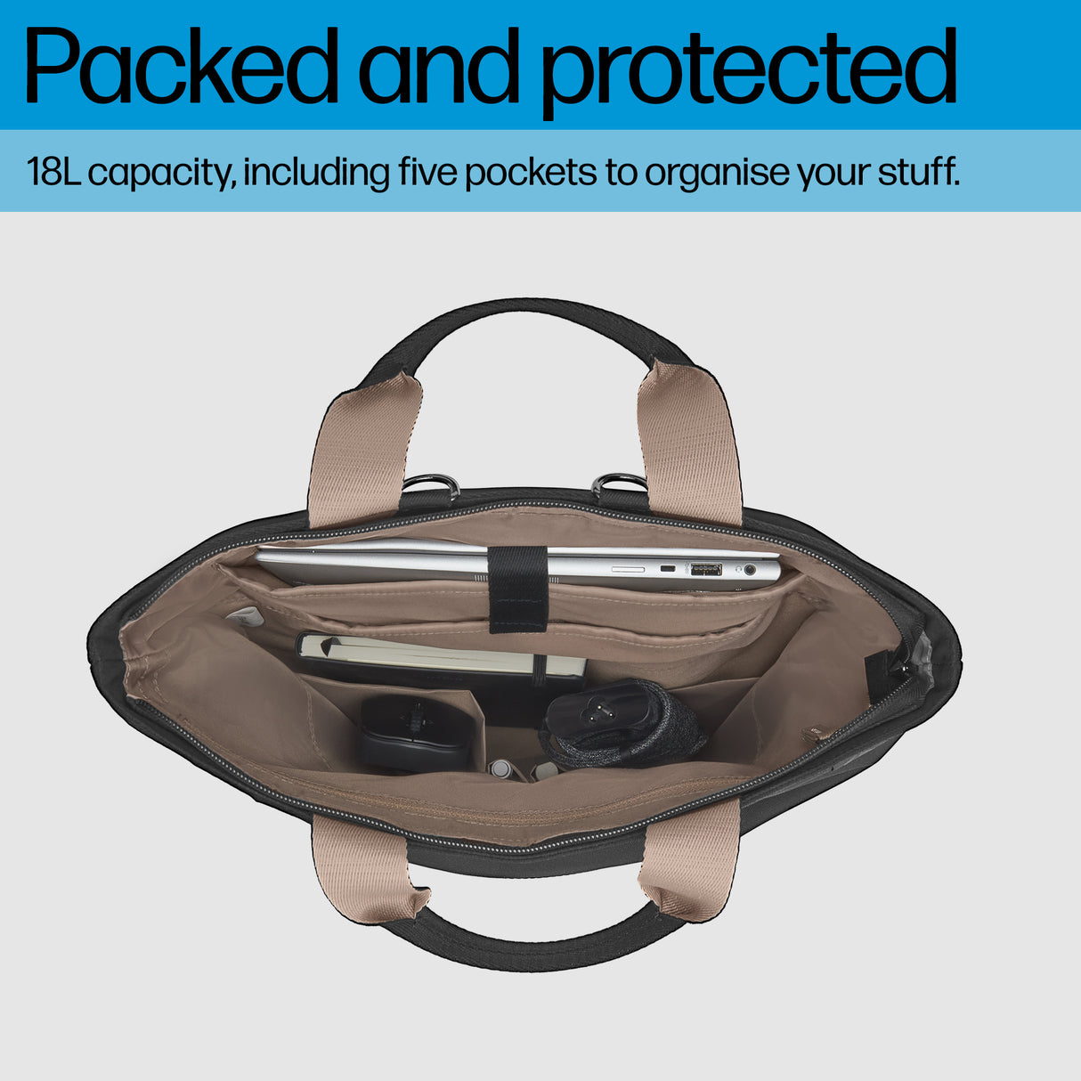 HP 14-inch Convertible Laptop Backpack Tote