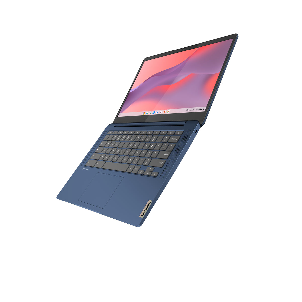 Lenovo IP Slim 3 Chrome 14M868 MediaTek Kompanio 520 Chromebook 35.6 cm (14") Touchscreen Full HD 4 GB LPDDR4x-SDRAM 128 GB eMMC Wi-Fi 6 (802.11ax) ChromeOS French Blue
