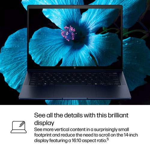 HP EliteBook X Flip G1i AI PC Copilot+ PC Intel Core Ultra 7 256V Hybrid (2-in-1) 35.6 cm (14") Touchscreen WUXGA 16 GB LPDDR5x-SDRAM 512 GB SSD Wi-Fi 7 (802.11be) Windows 11 Pro Silver