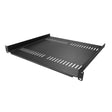 StarTech.com 2-Pack 1U Server Rack Shelf, Vented Universal Rack Mount Cantilever Shelf, For 19" Rack/Cabinet, Heavy-Duty Steel, 44lb/20kg Capacity, 16" Deep Tray