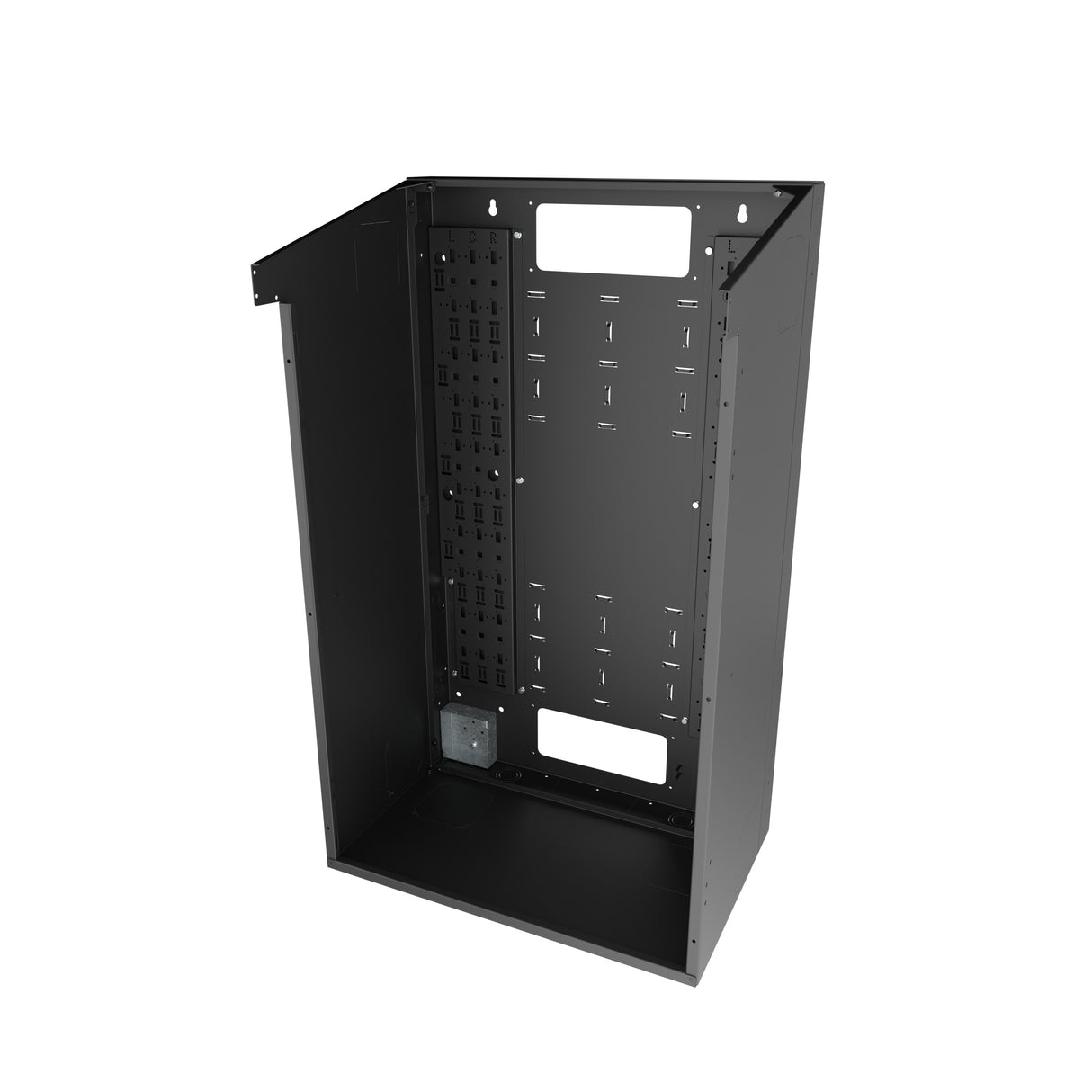 Middle Atlantic VWM Series Back Pan for Split Door, 42" High x 16" Deep - Black
