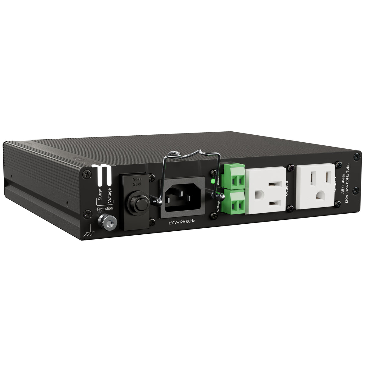 Middle Atlantic PDX-615C power distribution unit (PDU) 6 AC outlet(s) 0U Black, White