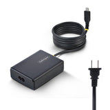 StarTech.com 100W USB-C Laptop Charger with 5ft (1.5m) Tethered USB-C Cable, Power Adapter Brick for Dell, HP ProBook, MacBook Pro, Microsoft Surface Pro