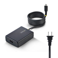 StarTech.com 100W USB-C Laptop Charger with 5ft (1.5m) Tethered USB-C Cable, Power Adapter Brick for Dell, HP ProBook, MacBook Pro, Microsoft Surface Pro