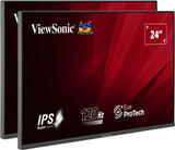 Viewsonic VA VA2456A-MHD_H2 computer monitor 61 cm (24") 1920 x 1080 pixels Full HD LED Black