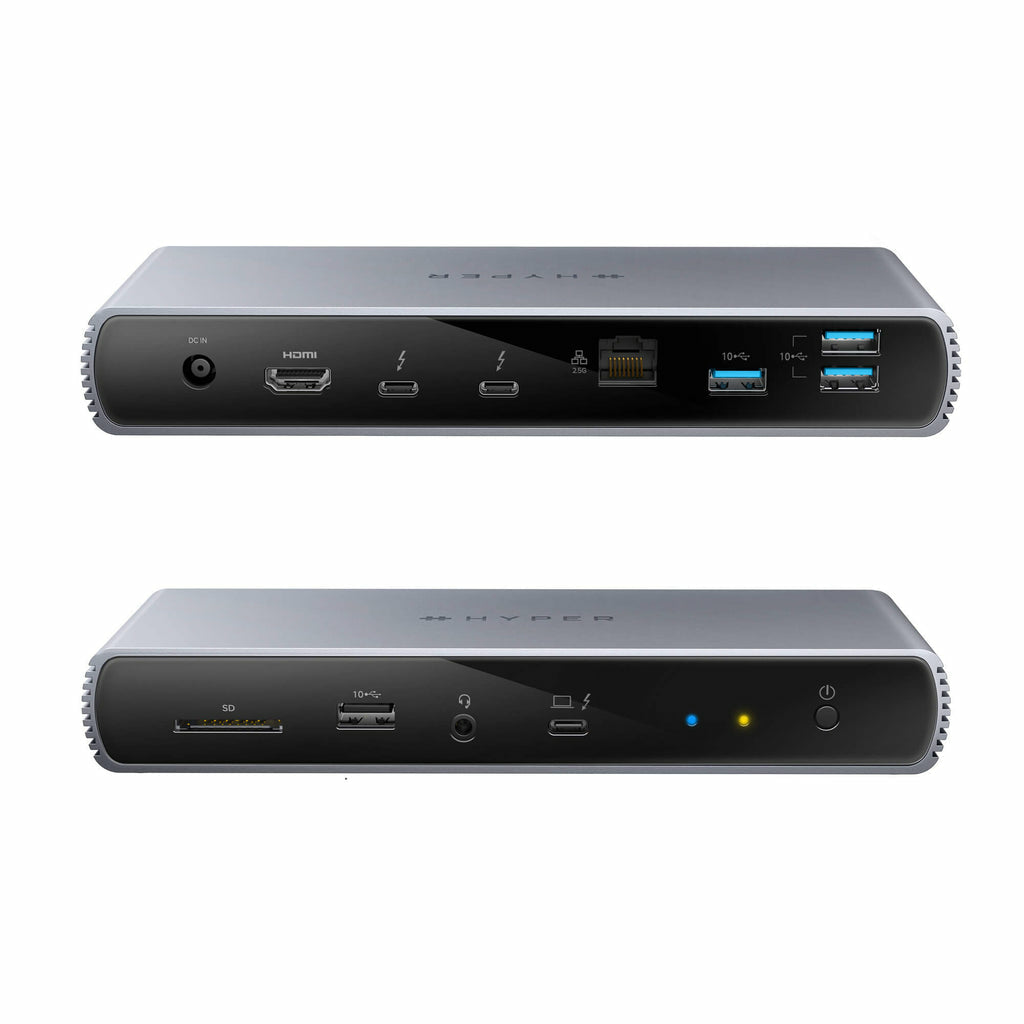 Targus HDTB4D-US laptop dock/port replicator Docking Thunderbolt 4 Grey