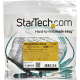 StarTech.com 3m (10ft) MTP(F)/PC to 4x LC/PC Duplex Breakout OM3 Multimode Fiber Optic Cable, OFNP Plenum, 40G Networks, Low Insertion Loss - Fiber Jumper Cord
