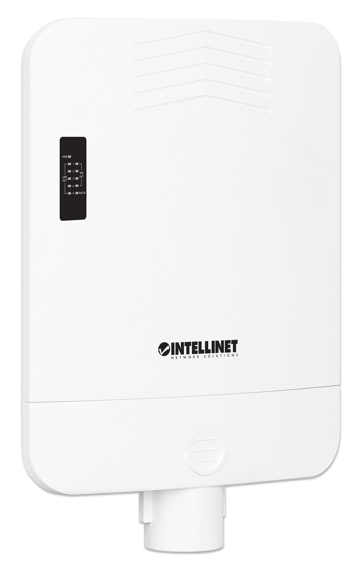 Intellinet Outdoor PoE-Powered 5-Port Gigabit Switch with PoE Passthrough / 4-Port PoE+ Extender