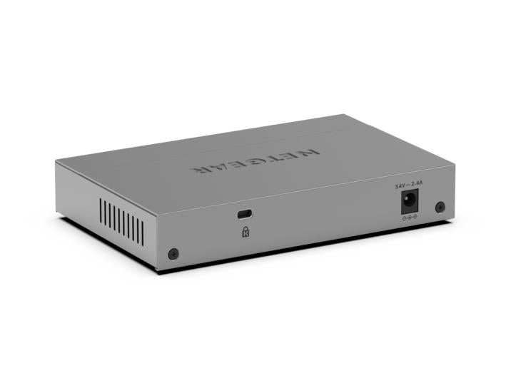 NETGEAR GS105EPP Unmanaged Gigabit Ethernet (10/100/1000) Power over Ethernet (PoE) Desktop/Wall-Mounting Grey