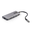 StarTech.com USB-C to HDMI Multiport Adapter, 140W PD Charging, 4K 60Hz, 3-Port USB 10Gbps Hub, SD Card Slot, 2.5GbE, Mini Dock for MacBook / Dell / Thinkpad / HP