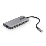 StarTech.com USB-C to HDMI Multiport Adapter, 140W PD Charging, 4K 60Hz, 3-Port USB 10Gbps Hub, SD Card Slot, 2.5GbE, Mini Dock for MacBook / Dell / Thinkpad / HP