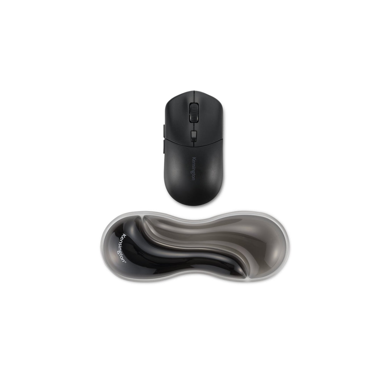 Kensington Slim Duo Gel Mouse/Trackball Wrist Rest - Grey