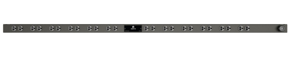 Vertiv MN01X4B0-24D203-2ST5A0A10-S power distribution unit (PDU) 24 AC outlet(s) Black