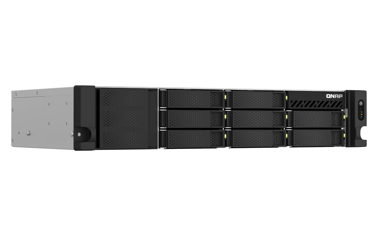 QNAP TS-864EU-RP NAS Rack (2U) Intel® Celeron® N5095 8 GB DDR4 0 TB QNAP Turbo System Black