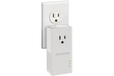 NETGEAR PLP1200-100PAS PowerLine network adapter 1200 Mbit/s Ethernet LAN White 2 pc(s)