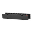 APC NetShelter Cable Management, Horizontal Cable Manager, 2U, Single Side with Cover, Black, 483 x 88 x 110 mm