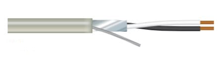 22AWG 1 Pair, Stranded, Shielded, CMP, Low Cap, Green - 1000ft